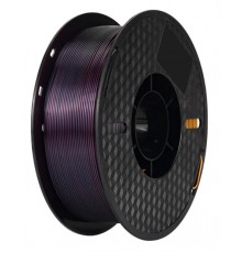 PLA Silk пластик для 3D принтера 1 кг 1,75 мм, Kingroon, NSC029 золотой, фиолетовый, красный, черный