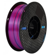 PLA Silk пластик для 3D принтера 1 кг 1,75 мм, Kingroon, NSC030 золотой, фиолетовый, красный, синий