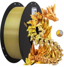 PLA Silk пластик для 3D принтера 1 кг 1,75 мм, Kingroon, NSC023 золотой, серебряный, медный