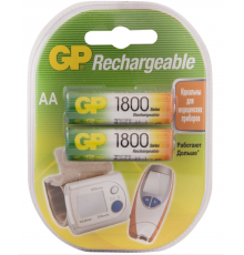 Аккумулятор AA GP R06-2BL 1800mAh (упаковка по 2 шт.)