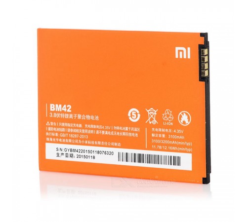 АКБ для Xiaomi BM42/Redmi Note