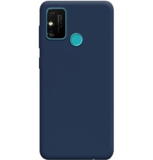 Чехол Honor 9A силиконовый, темно-синий