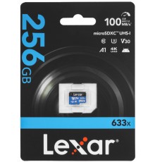Флеш-накопитель MicroSD 256Гб Lexar 633x 100 MB/s Class10