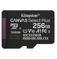 Флеш-накопитель MicroSD 256Гб Kingston Class10 Canvas Select Plus A1 (Без адаптера)