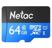 Флеш-накопитель MicroSD 64Гб Netac Class 10