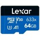 Флеш-накопитель MicroSD 64 Гб Lexar 633x A1 U3 V30 Class 10