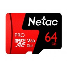 Флеш-накопитель MicroSD 64 Гб Netac P500 Extreme Pro Class 10