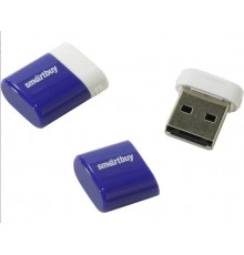 Флеш-накопитель USB 64Гб SmartBuy Lara, USB 2.0, Синий