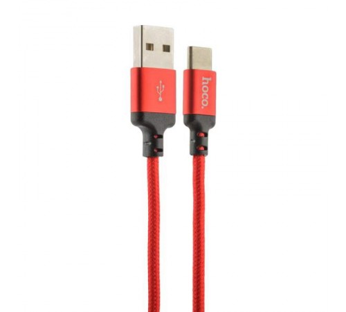 USB кабель Type-C Hoco X14 Красный