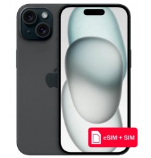 Смартфон Apple iPhone 15 128 Gb Sim + eSim, Black