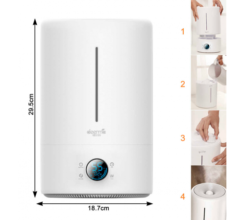 Увлажнитель воздуха Xiaomi Deerma Air Humidifier DEM-F628S, белый