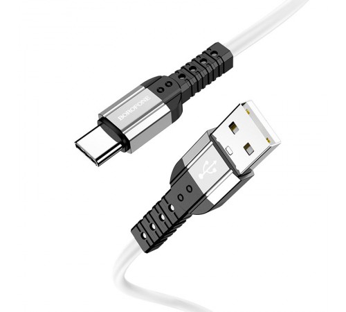 USB кабель Type-C Borofone BX64, белый, 1 м