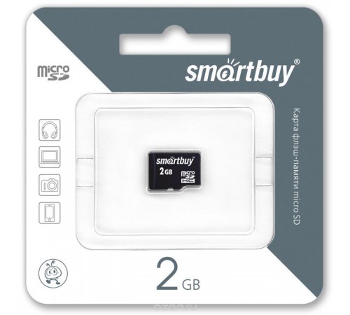 Флеш-накопитель MicroSD 2Гб SmartBuy (Без адаптера)