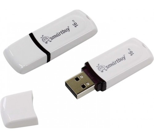 Флеш-накопитель USB 16Гб SmartBuy Paean, Белый