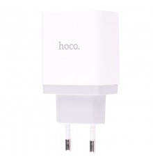 Сетевое зарядное устройство HOCO USB C24 1USB/QC3 Белый