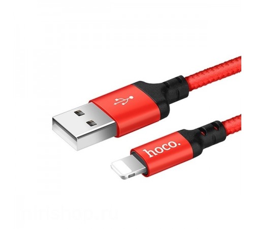 USB кабель Lightning Hoco X14 Красный