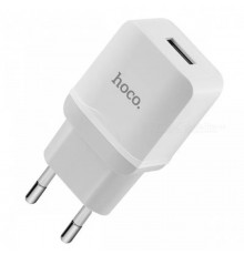 Сетевое зарядное устройство HOCO USB C22A (2.4A) , белый