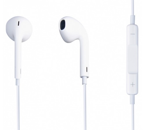 Гарнитура Apple EarPods с разъемом 3,5 мм Original, Белый (MNHF2ZM/A)