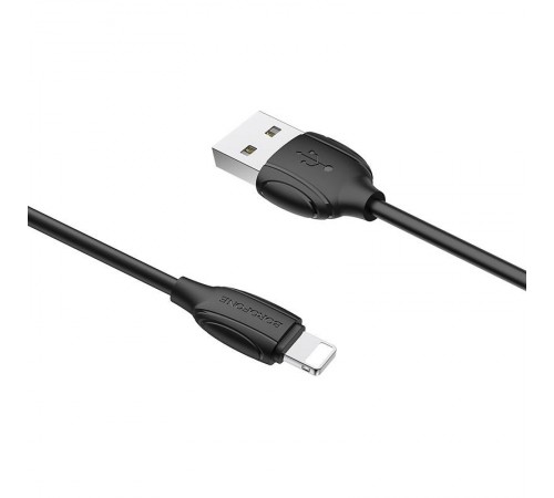 USB кабель Lightning Borofone BX19 Черный, 1 метр