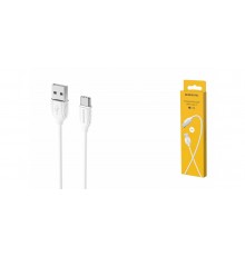 USB кабель Type-C Borofone BX19, белый, 1 м