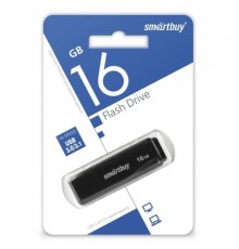 Флеш-накопитель USB 16Гб SmartBuy LM05, USB 3.0, Черный