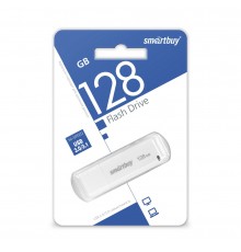 Флеш-накопитель USB 128Гб SmartBuy LM05, USB 3.0, Белый