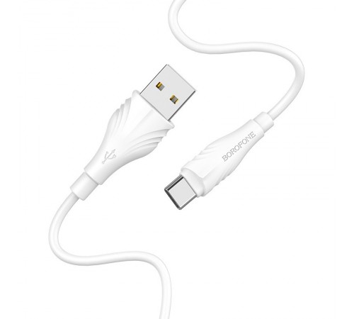 USB кабель Type-C Borofone BX18, белый, 1 м