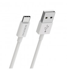 USB кабель Type-C Borofone BX22, белый, 1 м