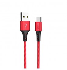 USB кабель Type-C Borofone BX20, красный, 1 м