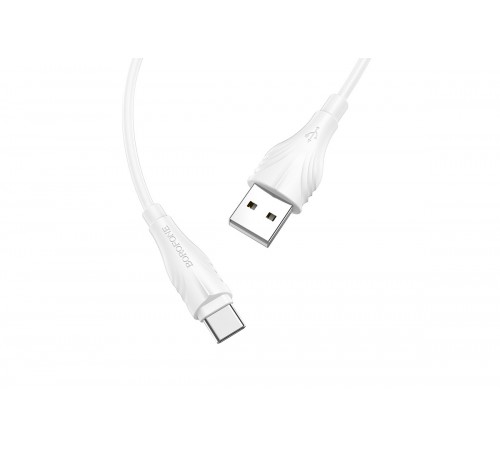 USB кабель Type-C Borofone BX18, белый, 3 м