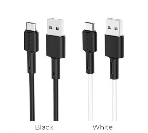 USB кабель Type-C Borofone BX31, белый, 1 м