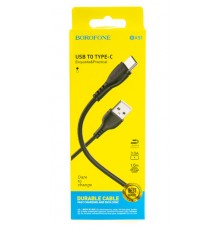 USB кабель Type-C Borofone BX51, черный, 1 м