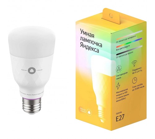 Умная лампа Xiaomi Mi Smart LED Bulb Essential Color, Е27, 69 Вт, 950Lm