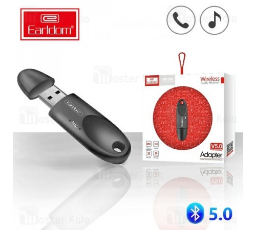 Ресивер Bluetooth ET-M40 (USB, микрофон), Черный