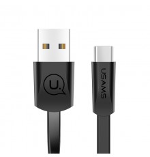 USB кабель Type-C Usams U2 1.2м, Черный