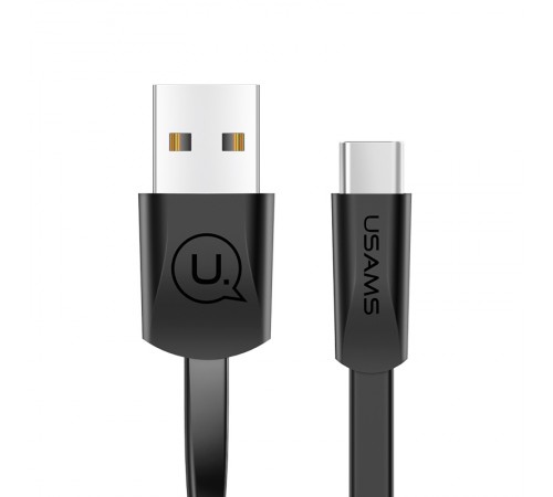 USB кабель Type-C Usams U2 1.2м, Черный