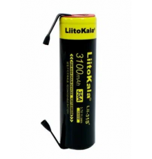 Аккумулятор 18650 LiitoKala Lii-31S 3100mAh с припаянныйми контактами