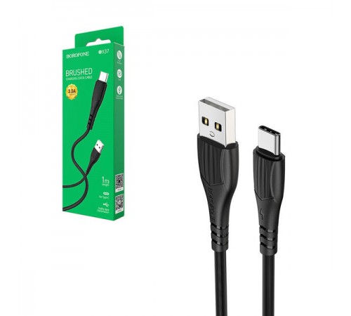 USB Кабель Type-C Borofone BX37, черный, 1м