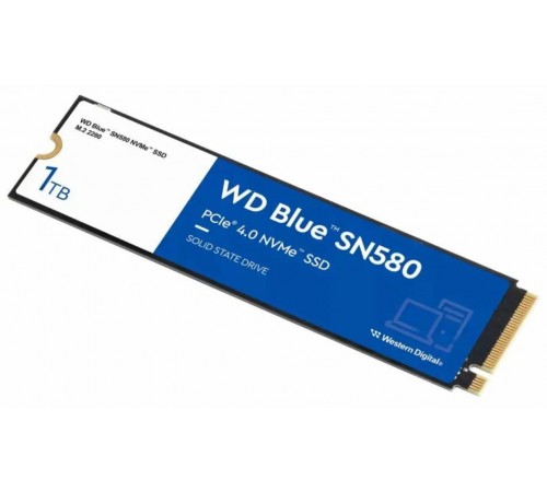 1024 ГБ M.2 SSD-накопитель WD Blue SN580 Gen4 (WDS100T3B0E)
