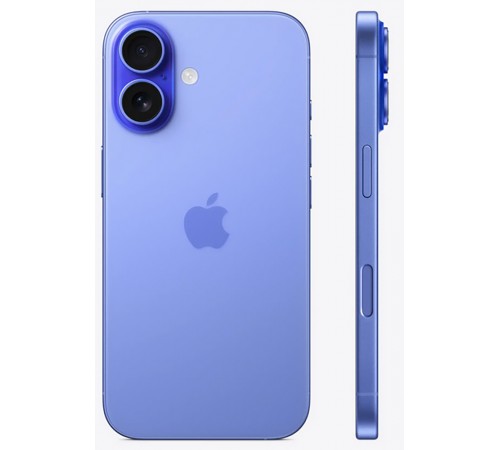 Смартфон Apple iPhone 16 128 Gb Sim+eSim, Ultramarine