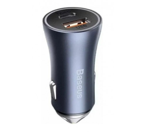 АЗУ Baseus Max Dual Fast Charger U+C 60W, тёмно-серый (CGJM000113)