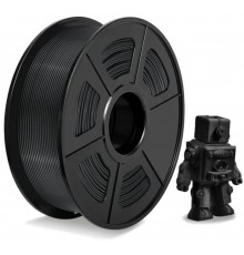 PETG пластик для 3D принтера 1 кг 1,75 мм, Kingroon, черный