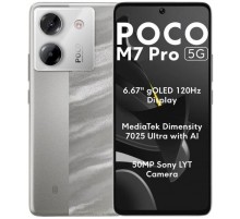 Смартфон Xiaomi Poco M7 Pro 5G 8/256, серебристый