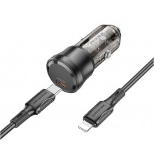 АЗУ Borofone BZ24 USB-C PD20W с кабелем Type-C - Lightning, Черный