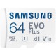 Флеш-накопитель MicroSD 64Гб Samsung EVO Plus MB-MC64KA Class 10 (С адаптером)
