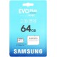 Флеш-накопитель MicroSD 64Гб Samsung EVO Plus MB-MC64KA Class 10 (С адаптером)