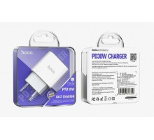 Сетевое зарядное устройство HOCO USB-C C76A Pro PD30W, белый