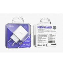 Сетевое зарядное устройство HOCO USB-C C76A Pro PD30W, белый