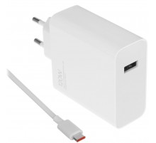 Сетевое зарядное устройство Xiaomi 120W Charging Combo Type-A с кабелем Type-C (MDY-14-EE), белый