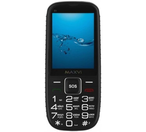 Мобильный телефон Maxvi B9, Черный